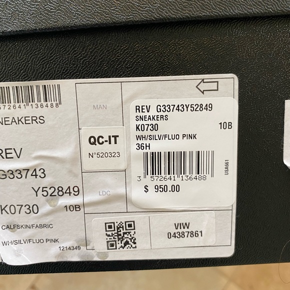 **SOLD** Chanel Classic Trainer sneakers 36.5 - Picture 10 of 11